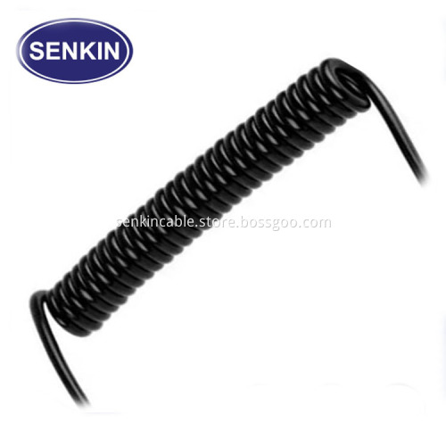 Tinsel Wire Flexible Spiral Coiled HDMI Cable